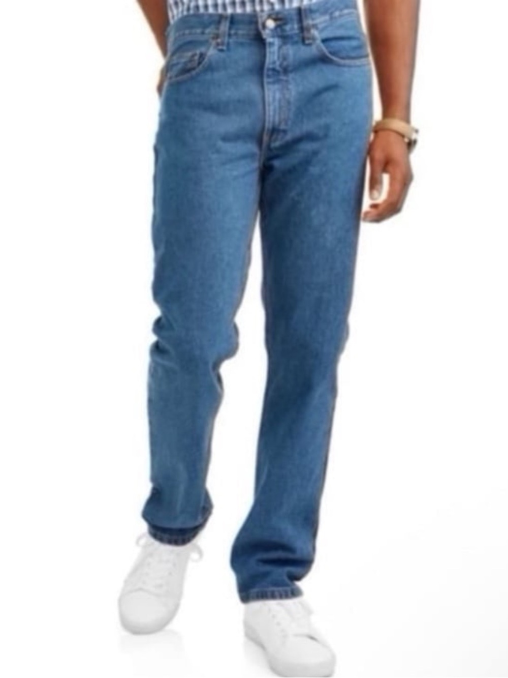 George Men's 100% Cotton Regular Fit Jeans